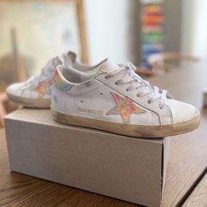 Golden Goose Super-Star Tie Dye Low Top Sneaker